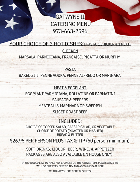 Gatwyns On Premise Catering Menu 1172024 1